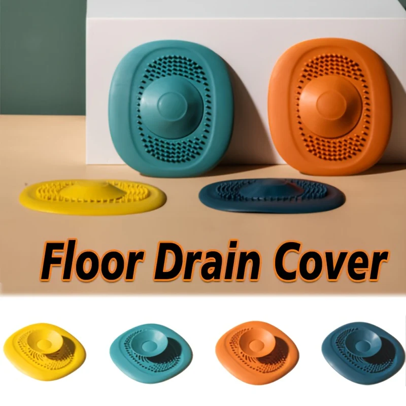 4pcs Ultra Fast Drain Set 4pcs Ultra Fast Silicone Floor Drain Set | Bathroom Accessories, Water Free, Easy Cleaning, with Hairball Catcher, Bath Plug, Sink Filter and Filter - Drain, Tap, Shower, Home and Garden Accessories